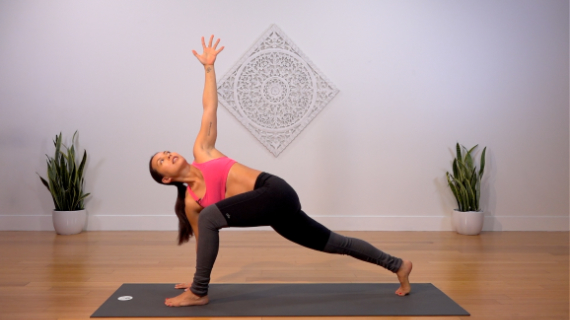 Journey to Handstand: Upper Body Strengthening Flow - Online Yoga Class ...