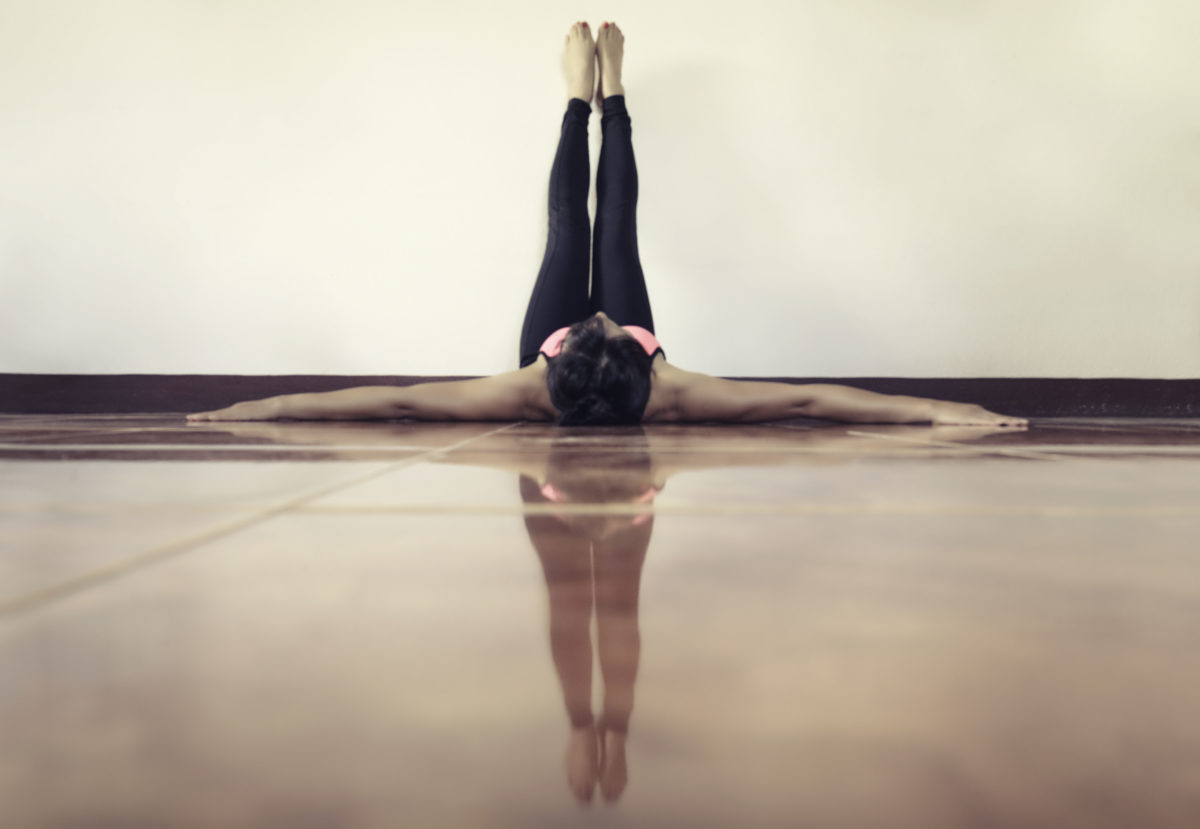 Legs Up The Wall Pose - Viparita Karani - The Yoga Collective